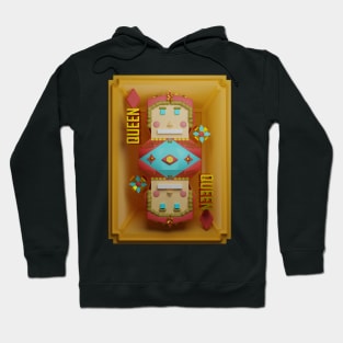 queen of diamonds Hoodie